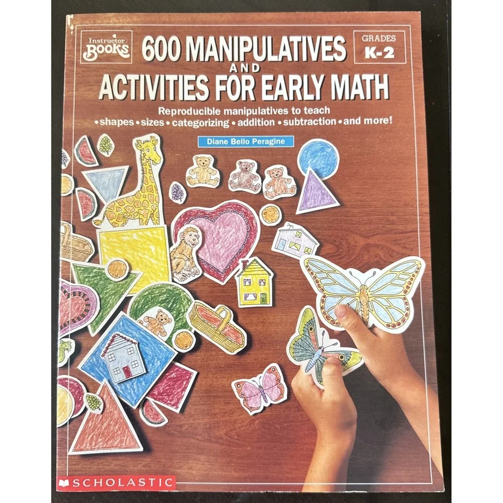 Vintage 1991 600 Manipulatives and Activities For Early Math For Grades K-2